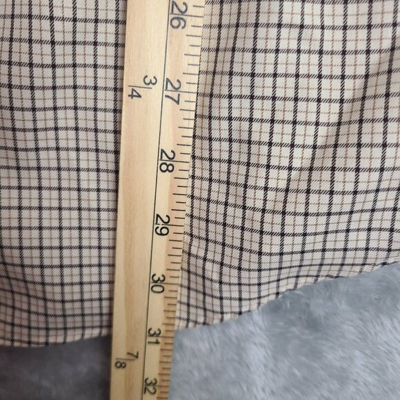 Lauren Ralph Lauren Classic Dress Shirt Mens 17 34/35 Checked Stretch No Iron - Picture 4 of 5